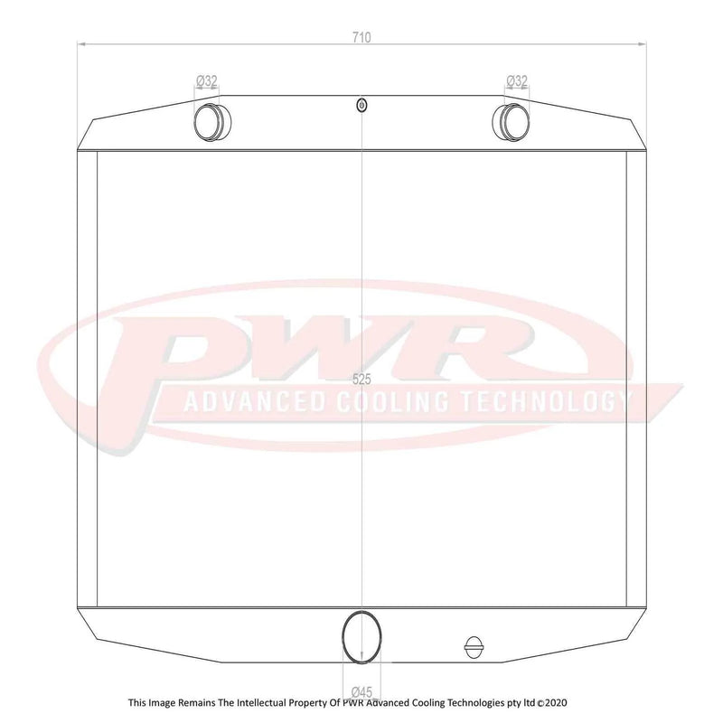 PWR PWR5621 55mm Radiator (E-Type 71-75) | Kren Offroad NZ