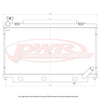 PWR Radiator 68mm fits Holden Commodore VE SS PWR6054