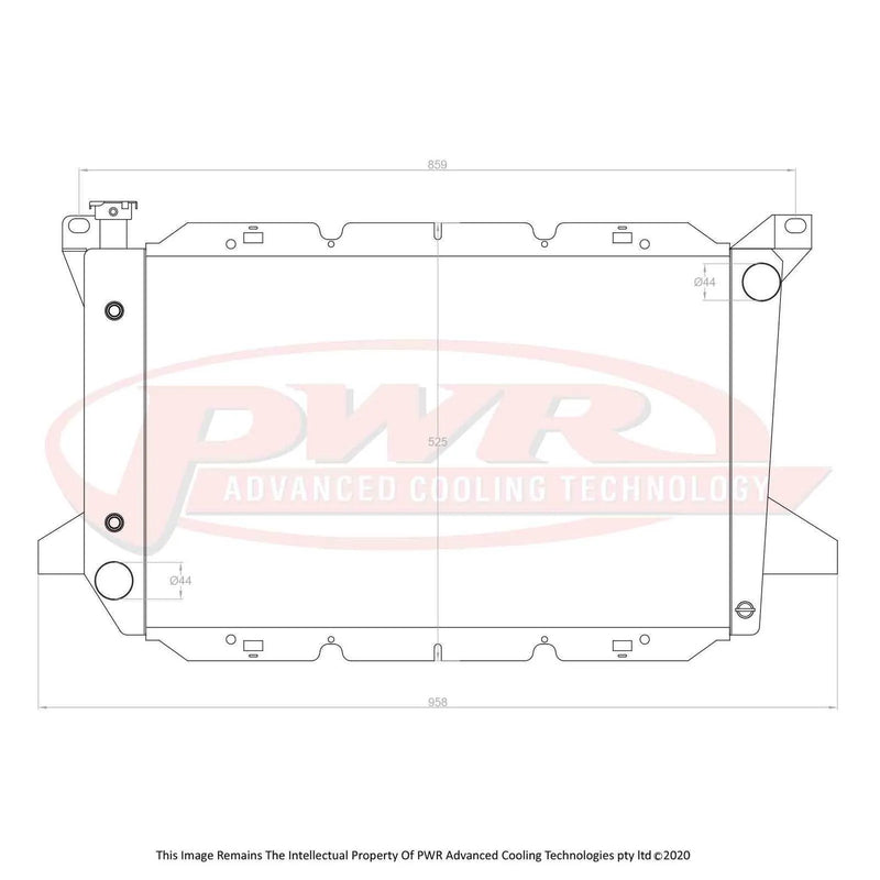 PWR 68mm Radiator (F150 97-04)