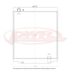 PWR 42mm Radiator (LC 75 Series 99) — fits Toyota Landcruiser 75 Series