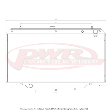 PWR 55mm Radiator (Patrol Y61 GU 2.8TD/3.0TD 97-03)