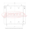 PWR 55mm Radiator w/ 16" SPAL Fan Mounts (E-Type 66-68)