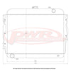 PWR 55mm Radiator (Charger 71-78)