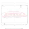 PWR Radiator 42mm fits Nissan R35 GTR PWR6768