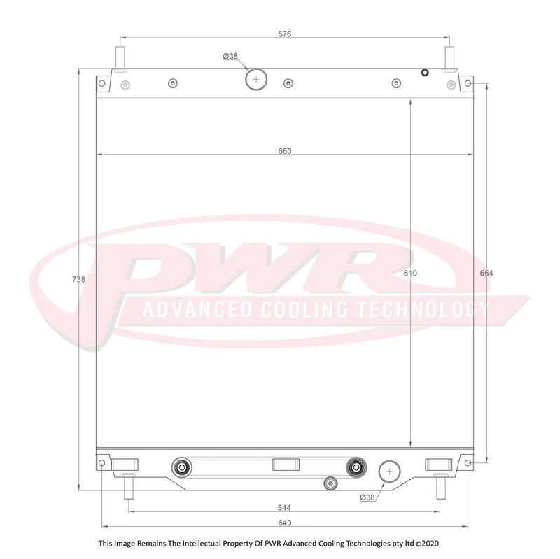 PWR 42mm Radiator (T60 17+)