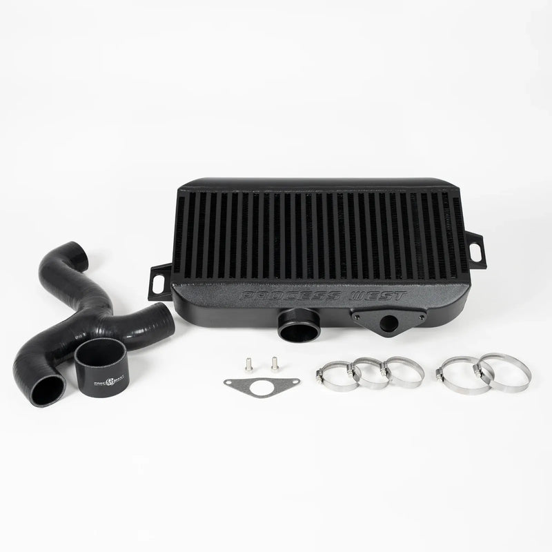Process West Top Mount Intercooler Core (WRX 01-07/STi 01-07) - Black — fits Subaru Forester