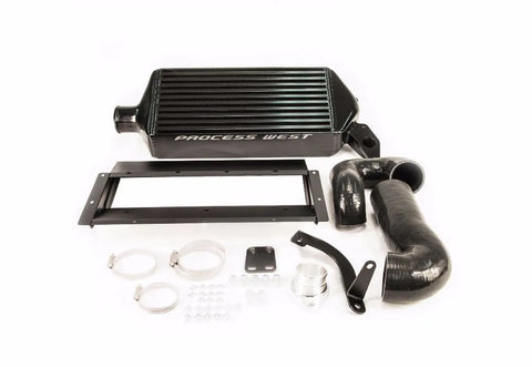 Process West Top Mount Intercooler (Liberty GT 04-09) Black Core — fits Subaru Liberty Wagon GT Spec B