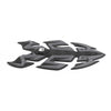 1 Pcs Rubber Motorcycle Sport Bike Gas Oil Tank Pad Protector Fish Bone Sticker Generic