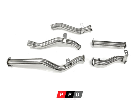 Toyota Landcruiser 76 Series (2016+) VDJ76 V8 TD DPF Back Stainless Steel Exhaust - Image 2