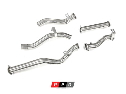 Toyota Landcruiser 76 Series (2016+) VDJ76 V8 TD DPF Back Stainless Steel Exhaust