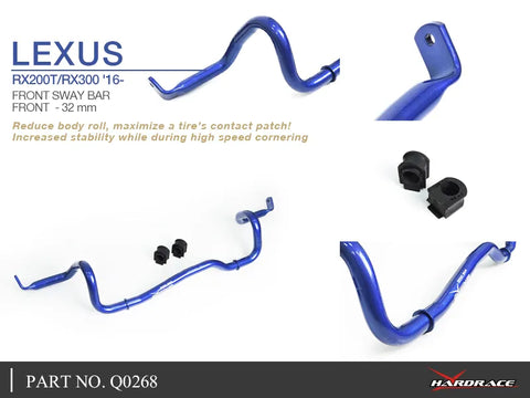Hard Race Front Sway Bar - 32mm (Lexus RX)