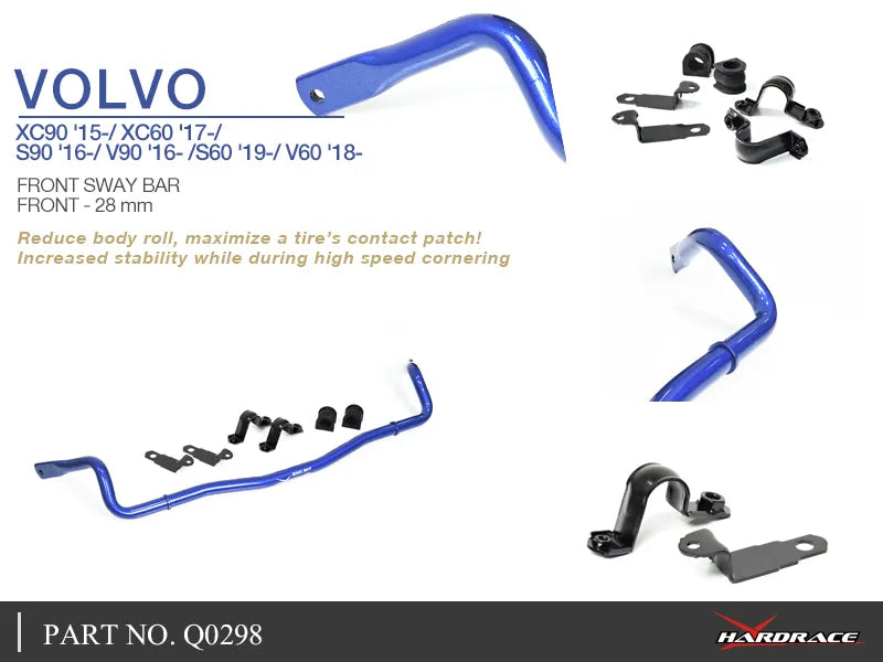 Hard Race Front Sway Bar - 28mm (Volvo XC90)