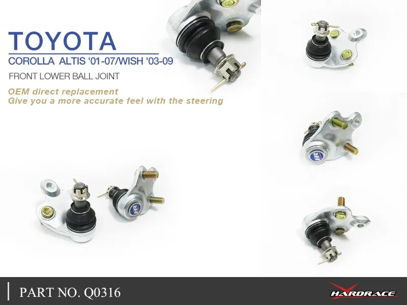 Hard Race Front Lower Ball Joint (Corolla 00-07)