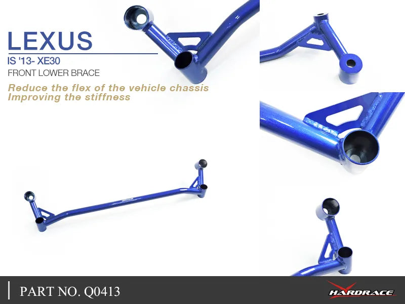 Hard Race Front Lower Chassis Brace (Lexus IS)