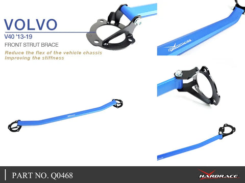 Hard Race Front Strut Brace (Volvo V40)
