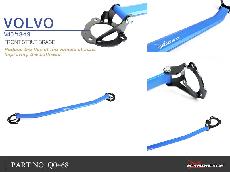 Hard Race Front Strut Brace (Volvo V40)