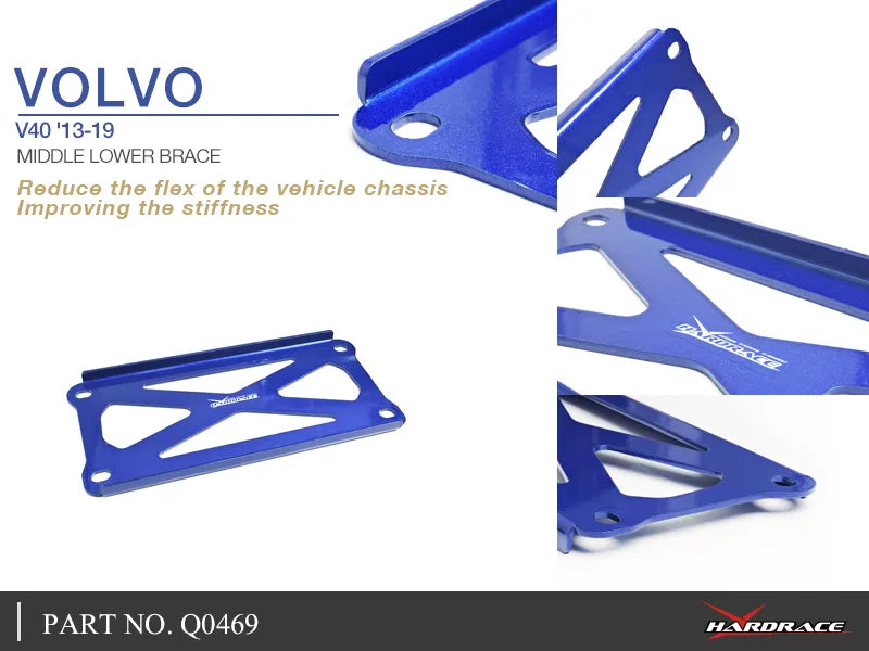 Hard Race Middle Lower Brace (Volvo V40)