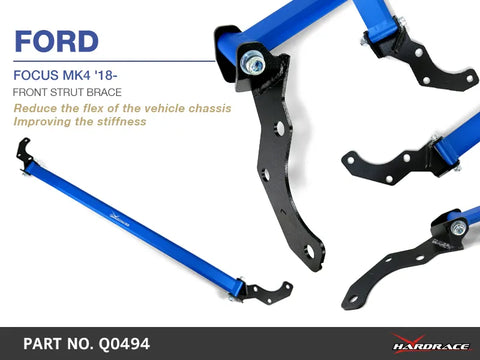 Hard Race Front Strut Brace (Focus 2018+) — fits Ford Focus Gen 4