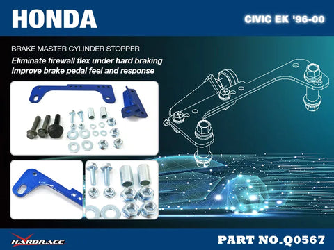 Hard Race Brake Master Cylinder Stopper V2 (Civic 96-00)