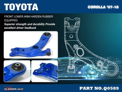 Hard Race Front Lower Arm (Corolla/Altis/Auris 06-18)