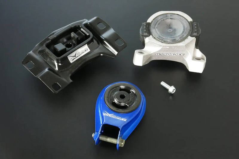 Hard Race Hardened Engine Mount Kit (Focus ST/RS/XR5) — fits Ford Focus