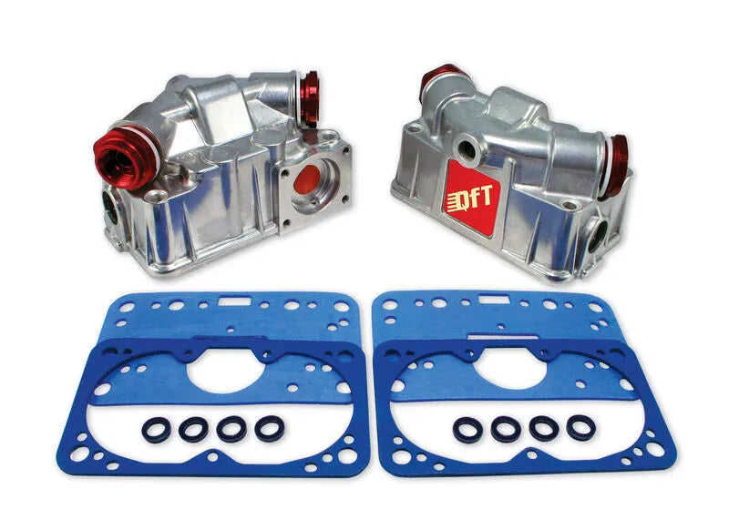 Quick Fuel Technology Fuel Bowl Conversion Kit Four BBL Dual Accelerator Pump Mounting hardware not included