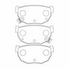 Project Mu Rear Brake Pads - NS Evolution Performance (S13 Silvia/180SX/S14/S15 200SX)