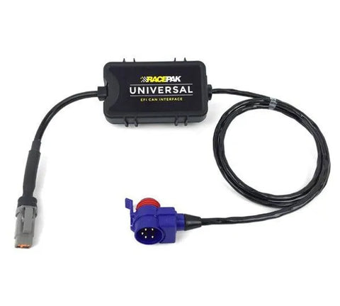 Racepak UNIVERSAL EFI INTERFACE MODULE The Universal EFI Interface Module streams CAN-based data from aftermarket E...