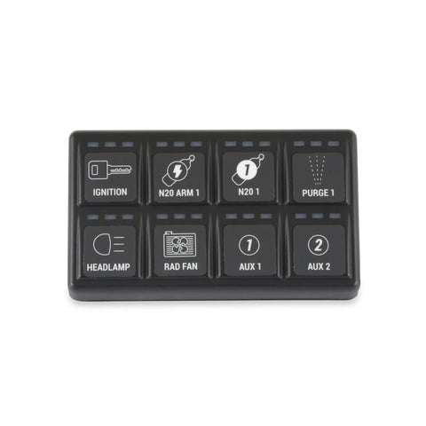 Racepak SMARTWIRE KEYPAD Keypad for SmartWire allows user input for eight functions.