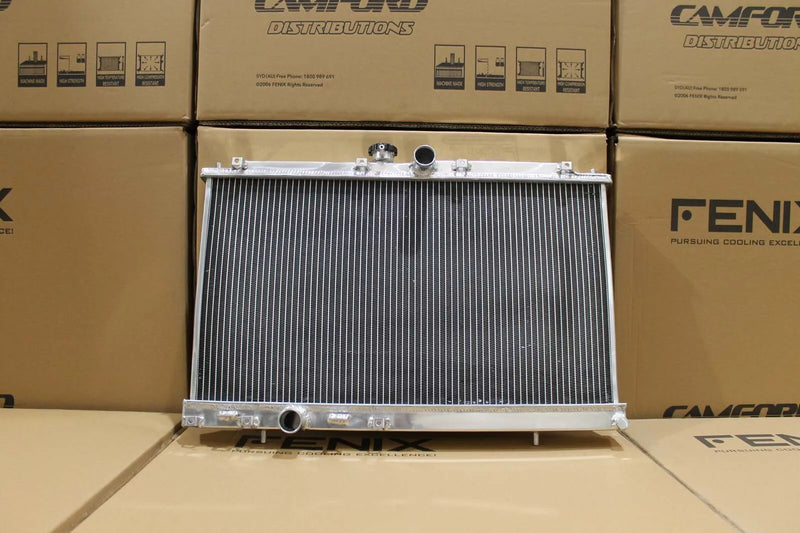 Fenix Radiators Radiator Full Alloy Performance (EVO 7-8-9) - Polished — fits Mitsubishi Evo 8