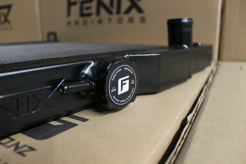 Fenix Radiators Full Alloy Performance Radiator (BT50 20+/D-Max 20+) - Black w/out Sidebands