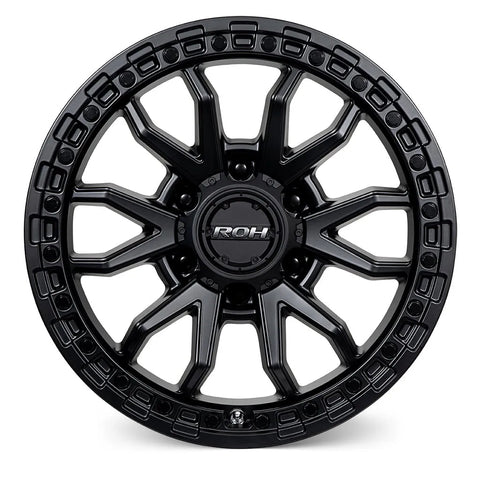 ROH Wheels Raid Matt Black Wheels -18x9 Offset +35 PCD 6x139.7