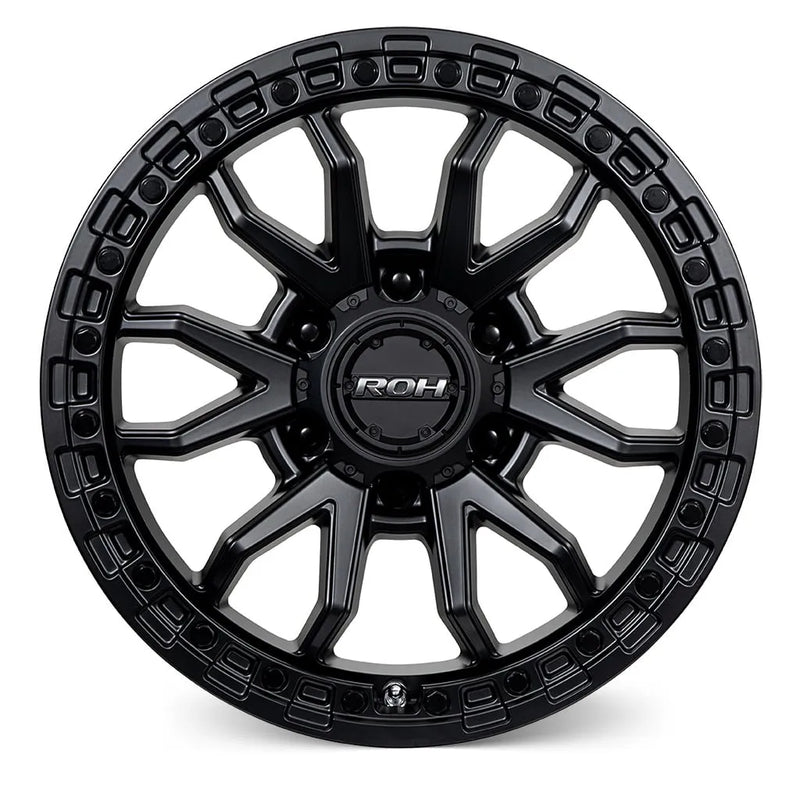 ROH Wheels Raid Matt Black Wheels -18x9 Offset +35 PCD 6x139.7