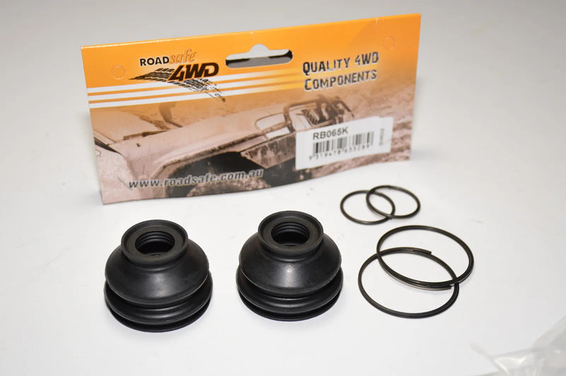 Roadsafe Rubber Dust Boot Kit to suit 4WD Tie Rod Ends - 15.00mm Top Hole - Pair