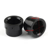 Harley Sportster XL 883 1200 Black Generic Front Axle Cover Caps Nut