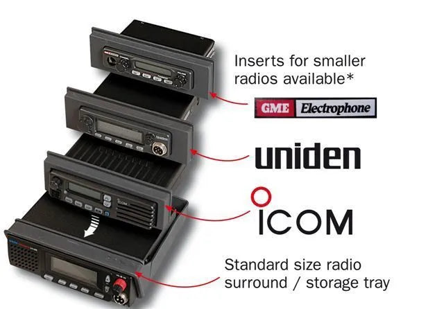 4WD Interiors Roof Console Insert 4 - GME / UNIDEN - 102 X 24