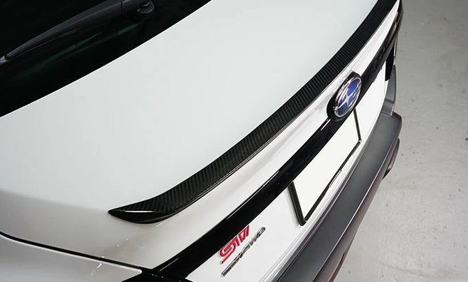 Andro Motorsports Drycarbon Bootlid Lip Spoiler (WRX VB 22+) — fits Subaru WRX