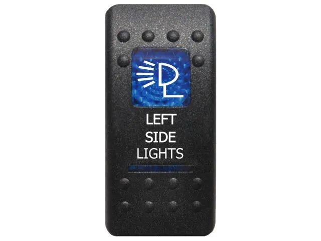Superior Engineering Rocker Switch Left Side Lights Blue Printed Lens (Each)