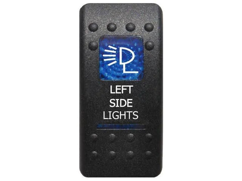 Superior Engineering Rocker Switch Left Side Lights Blue Printed Lens (Each)