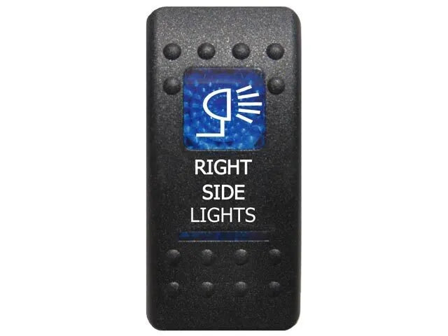Superior Engineering Rocker Switch Right Side Lights Blue Printed Lens (Each)