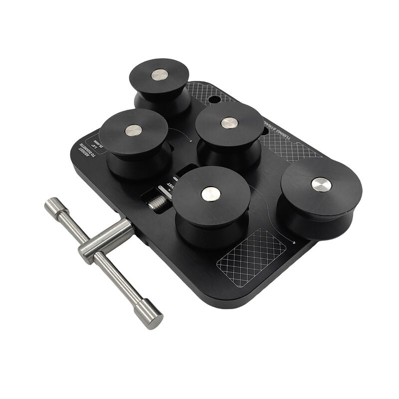 Tube Straightener Tool Portable Black Aluminum Alignment Device to suit 3/16"-1" Steel Tube — image 3