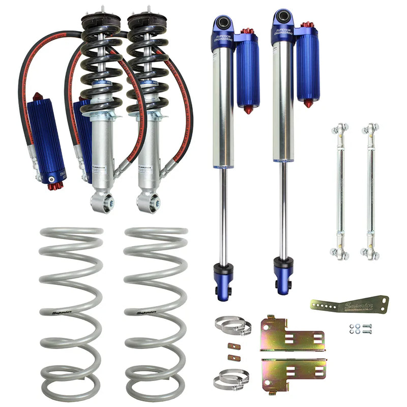 Superior Engineering Superior Remote Reservoir 2.0 2 Inch (50mm) Lift Kit — Nissan Navara NP300 2020 on (Kit) - Inc...