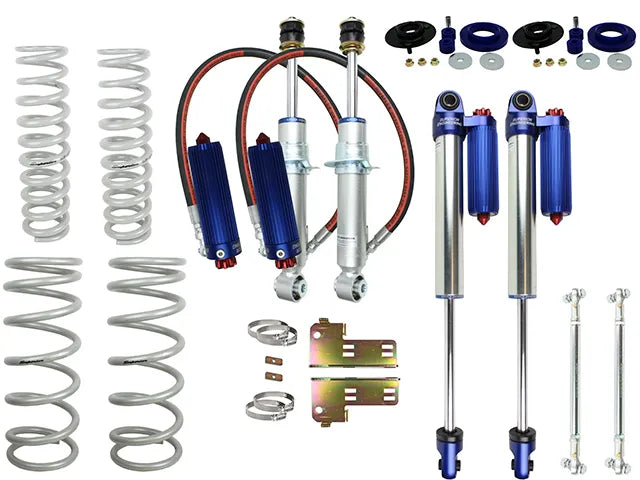 Superior Engineering Superior Remote Reservoir 2.0 2 Inch (50mm) Lift Kit — Nissan Navara NP300 2020 on (Kit) No Acc 300kg to GVM