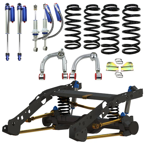 Superior Engineering Superior Weld In Coil Conversion VSB14 Approved w/Remote Reservoir Shocks (Front and Rear) — F...