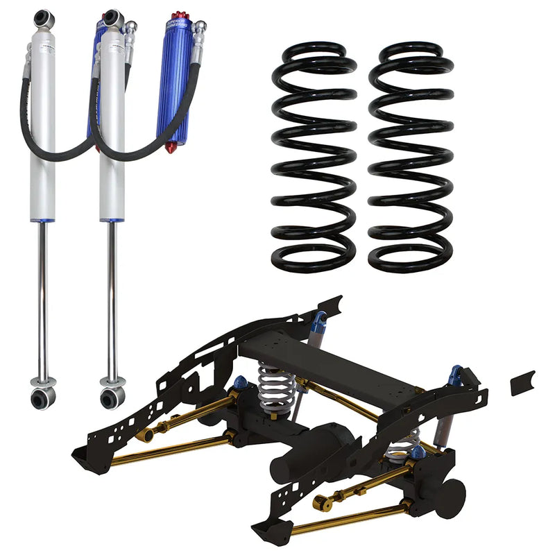 Superior Engineering Superior Weld In Coil Conversion VSB14 Approved w/Remote Reservoir Shocks (Rear Only) — Toyota Hilux 2005-15 Vigo (N70) Bef Aug 2012 7075