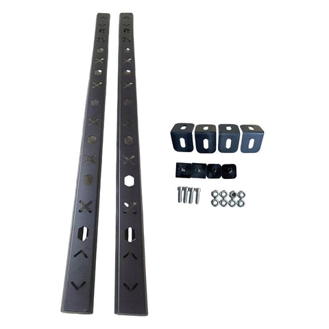 1 Set Of 100kg Roof Racks Carry Bars to suit Steel Canopy — image 1