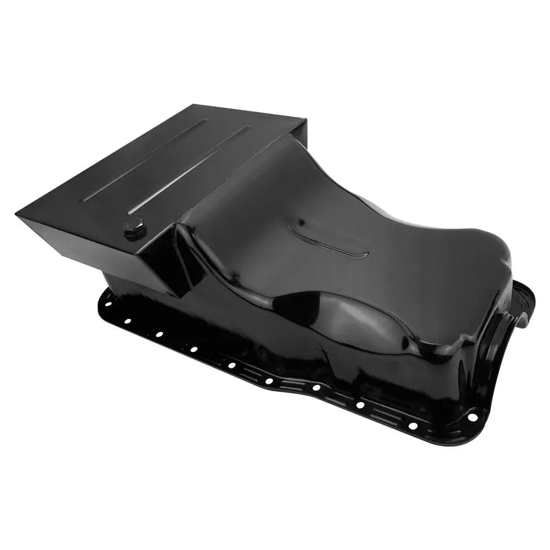 RTS RTS Oil Pan SB For Ford 351W 408 Stroker Suit Early Falcon Steel Black 6.5L