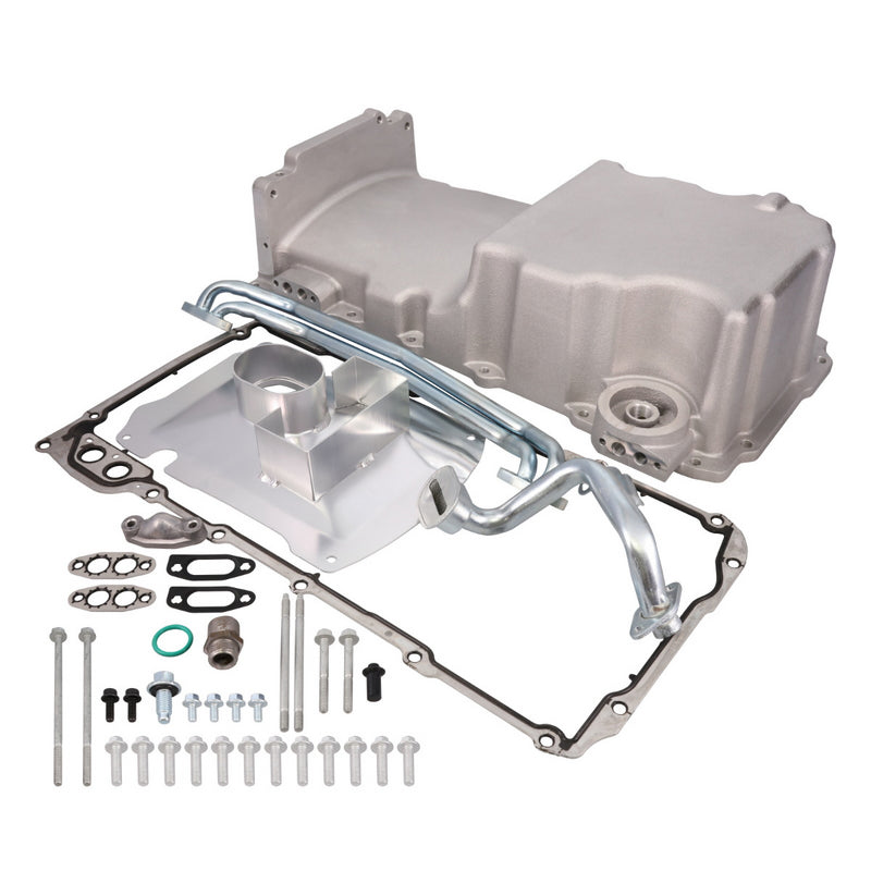 RTS RTS Oil Pan Cast Aluminium Front Sump 427 Stoker Holden Commodore Chev LS LSX LSA 4.250 " stroke