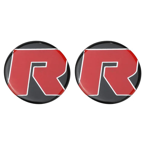 RTS RTS Axle Decal Stick-on Plastic Moulded Red Lettering Pair