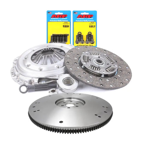 RTS RTS Clutch & Billet Flywheel Assembly Heavy Duty Clutch Kit For Ford V8Multi Bolt Pattern 10-Spline 1 1/16in Diameter Shaft 11in Diameter